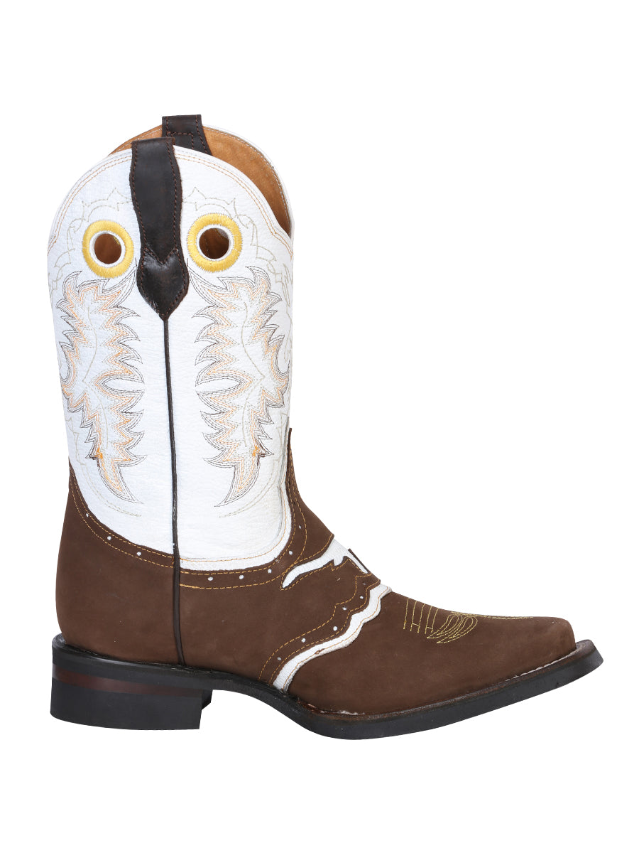 El General Rodeo Boot - Crazy Nobuck Dark Brown 33313