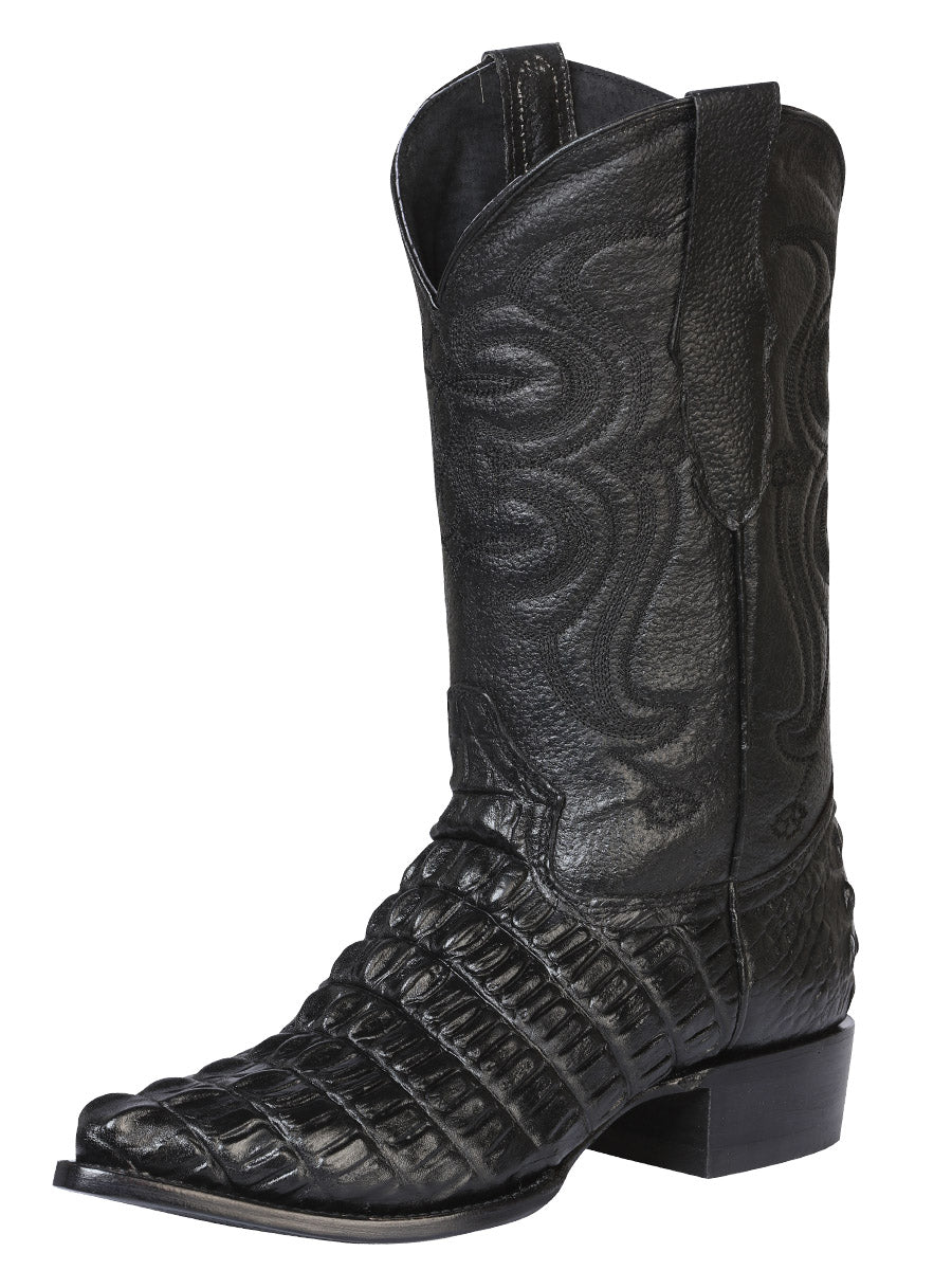 Cowboy boot El Senor de los Cielos - Caiman - Black 40842