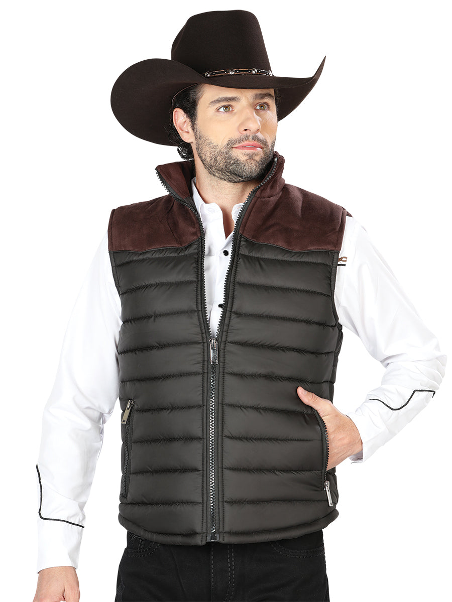 El General Blooma Vest Black/Brown 43316