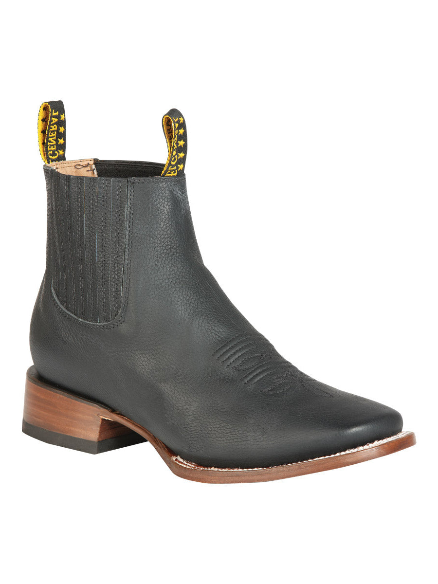 El General Men’s Ankle Boots - Cimarron Leather Black 126610