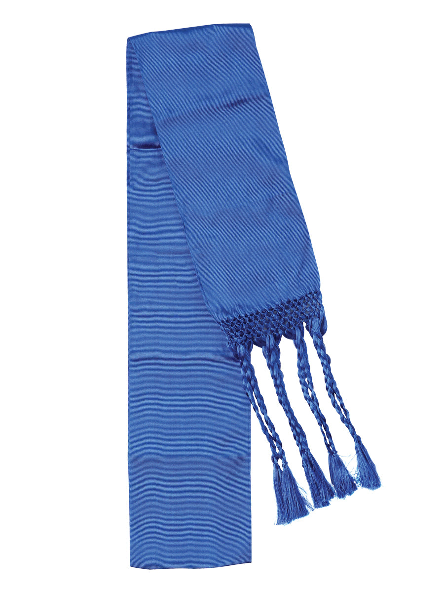 Mexican Charro Sash-Belt 50% Cotton, 50% Polyester Royal Blue 601635