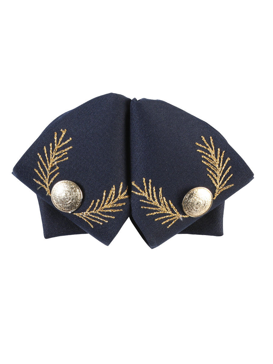 Adulto
Pajarita Charra Mexicana 100% Poliéster Azul Marino/Dorado 601782