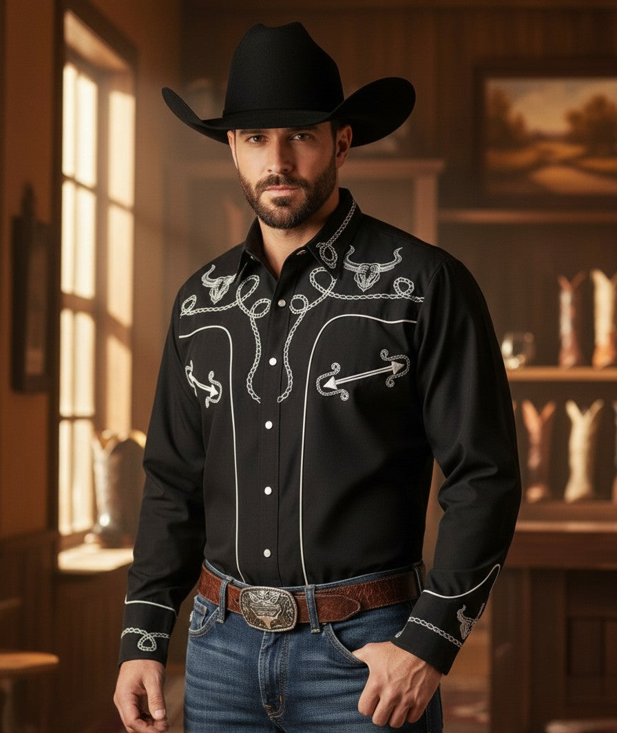 Men's Embroidered Shirt