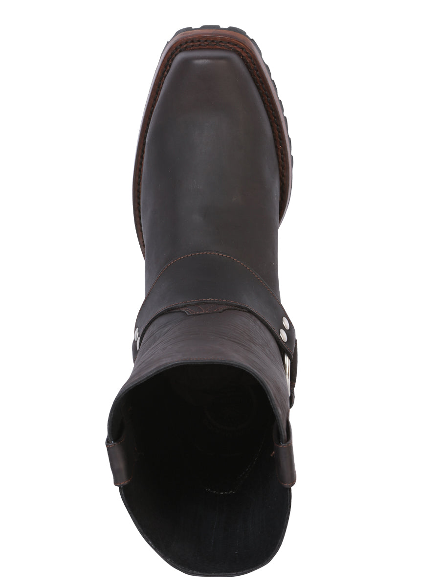 El General Biker Boot - Crazy Dark Brown 40673