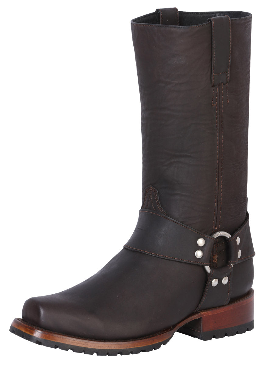 El General Biker Boot - Crazy Dark Brown 40673