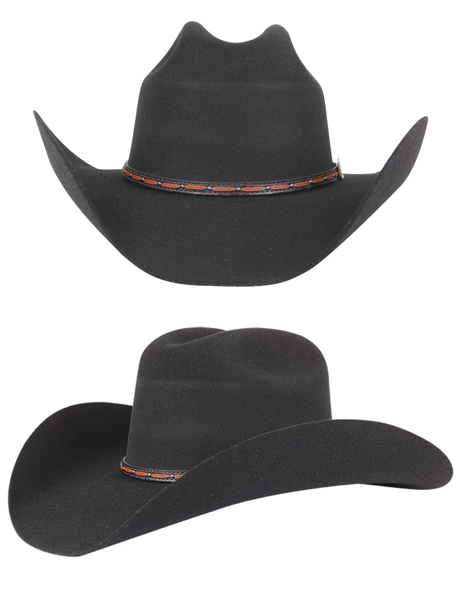 El Senor de los Cielos Felt Western Hat 50x Black 41675