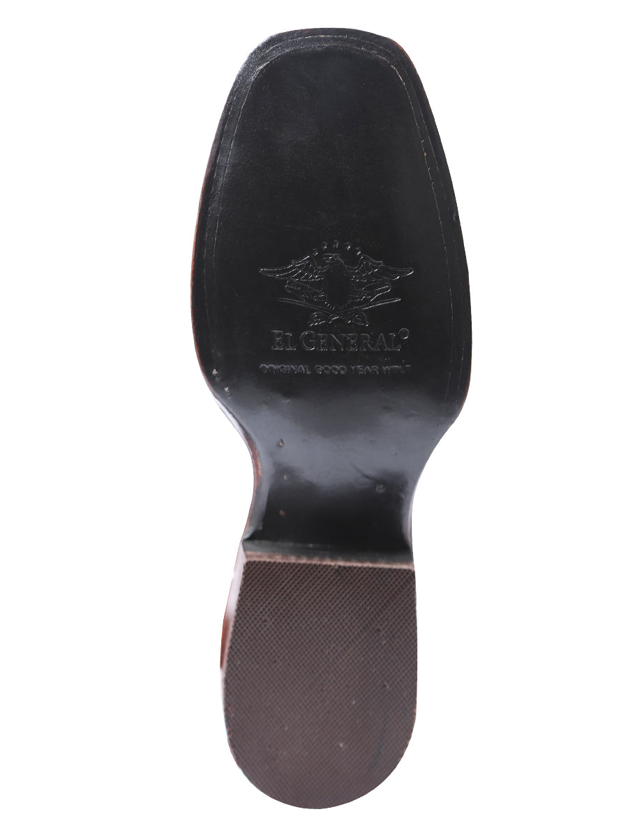 El General Womens Rodeo Boot- Dark Chocolate 42981