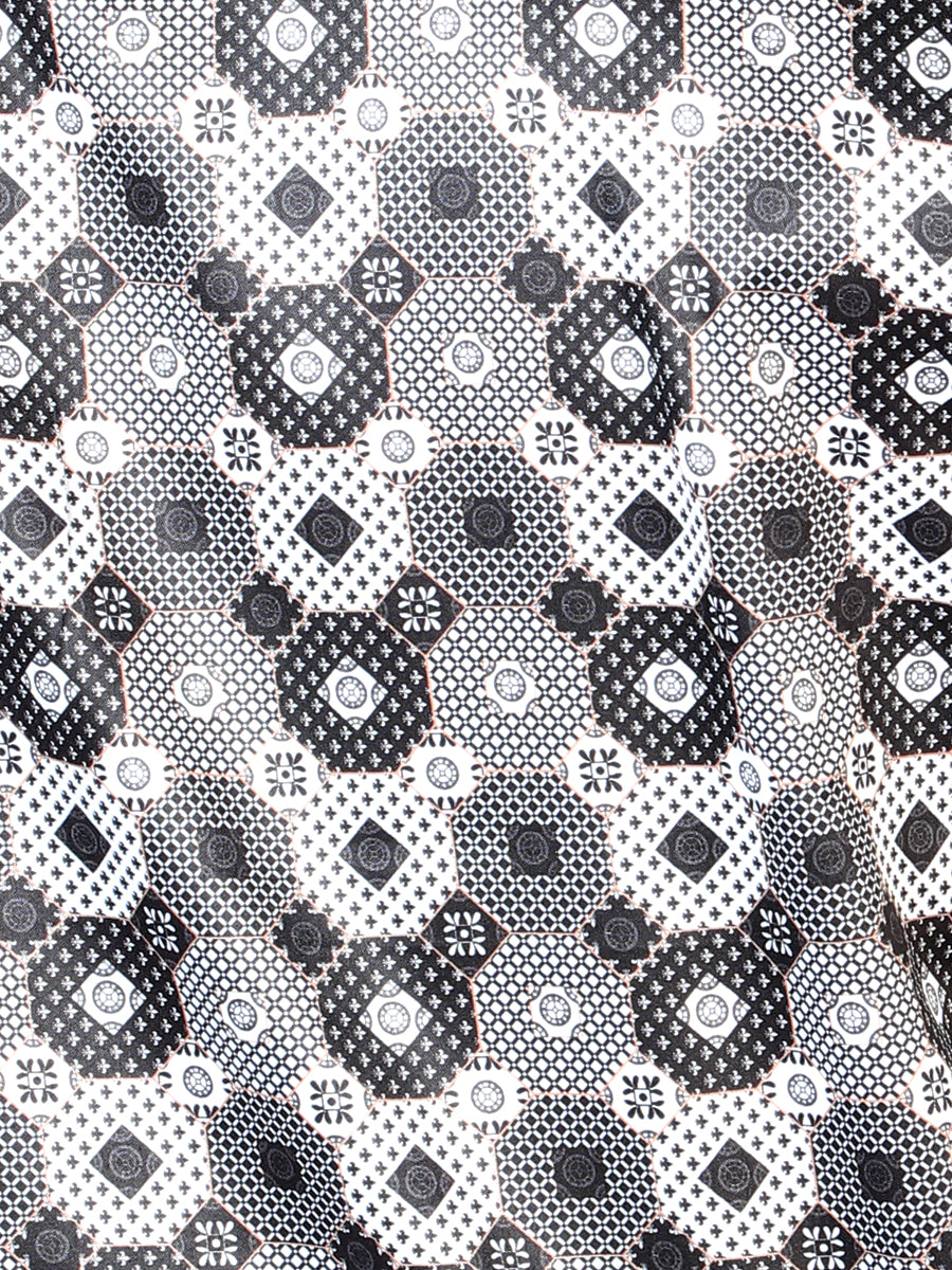 Black And  Gray Casual Long Sleeve Shirt 43939