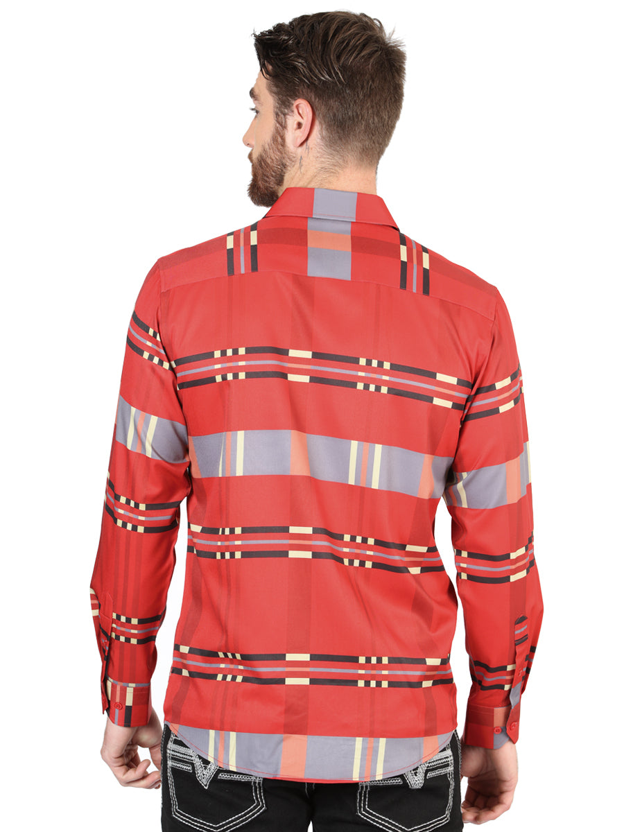 El General Red Casual Long-Sleeve Shirt 44601