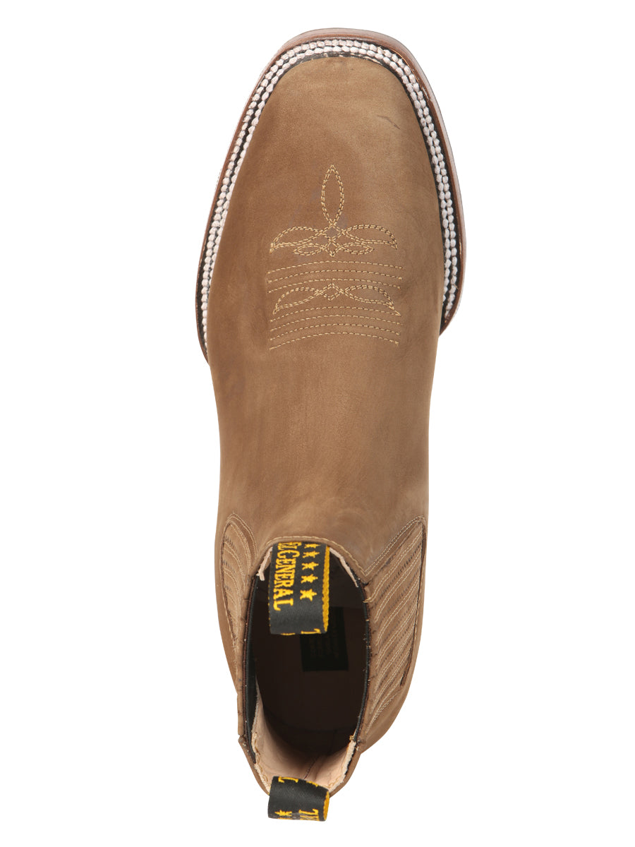 El General Men’s Ankle Boots - Nobuck Brown 45338