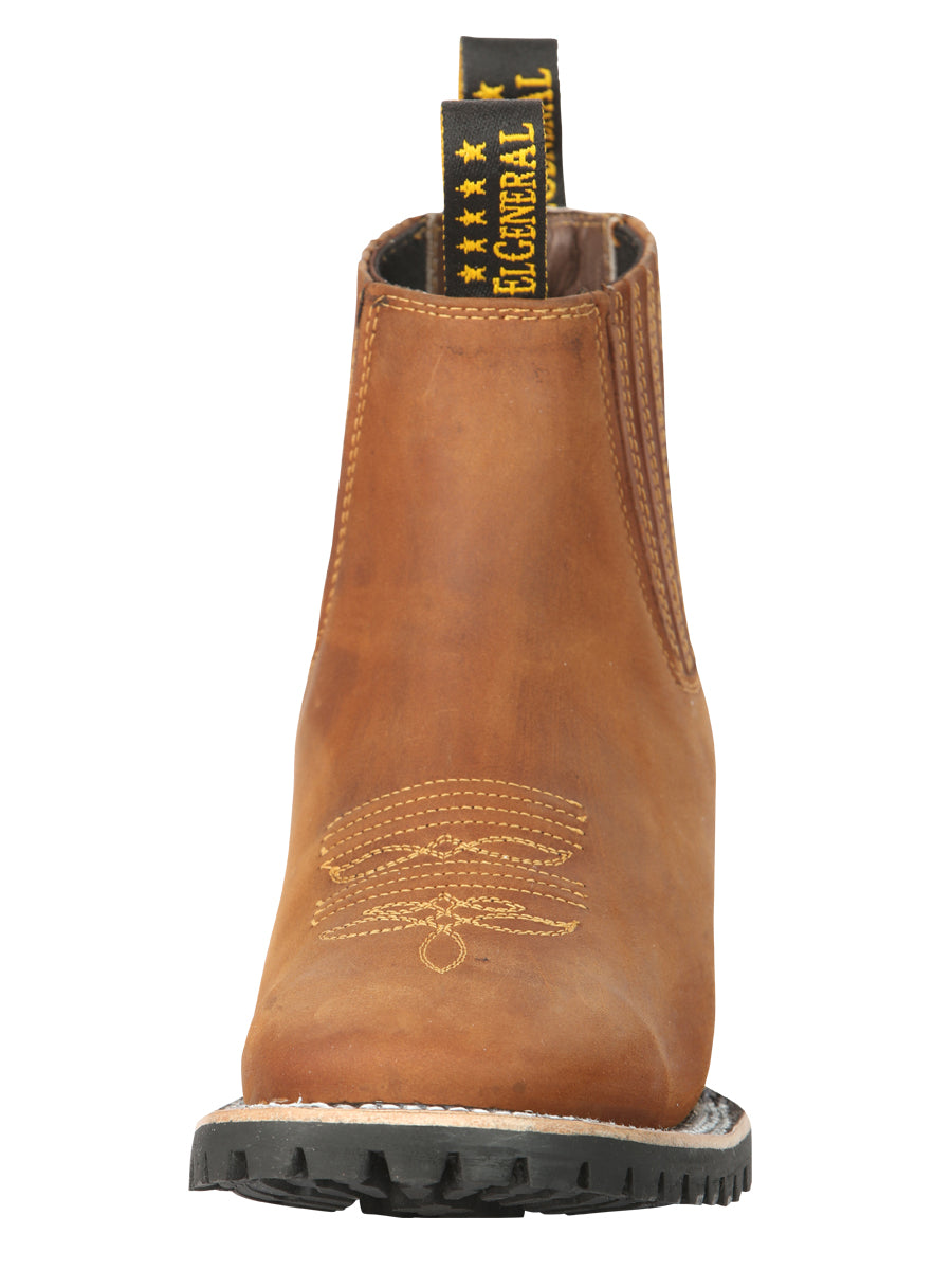 El General Men’s Ankle Boots - Crazy Horse Papaya 45342