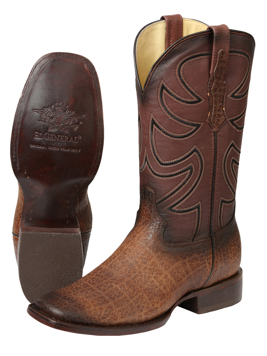 Men’s El General Rodeo Boots - Tobacco Elephant Print 45665