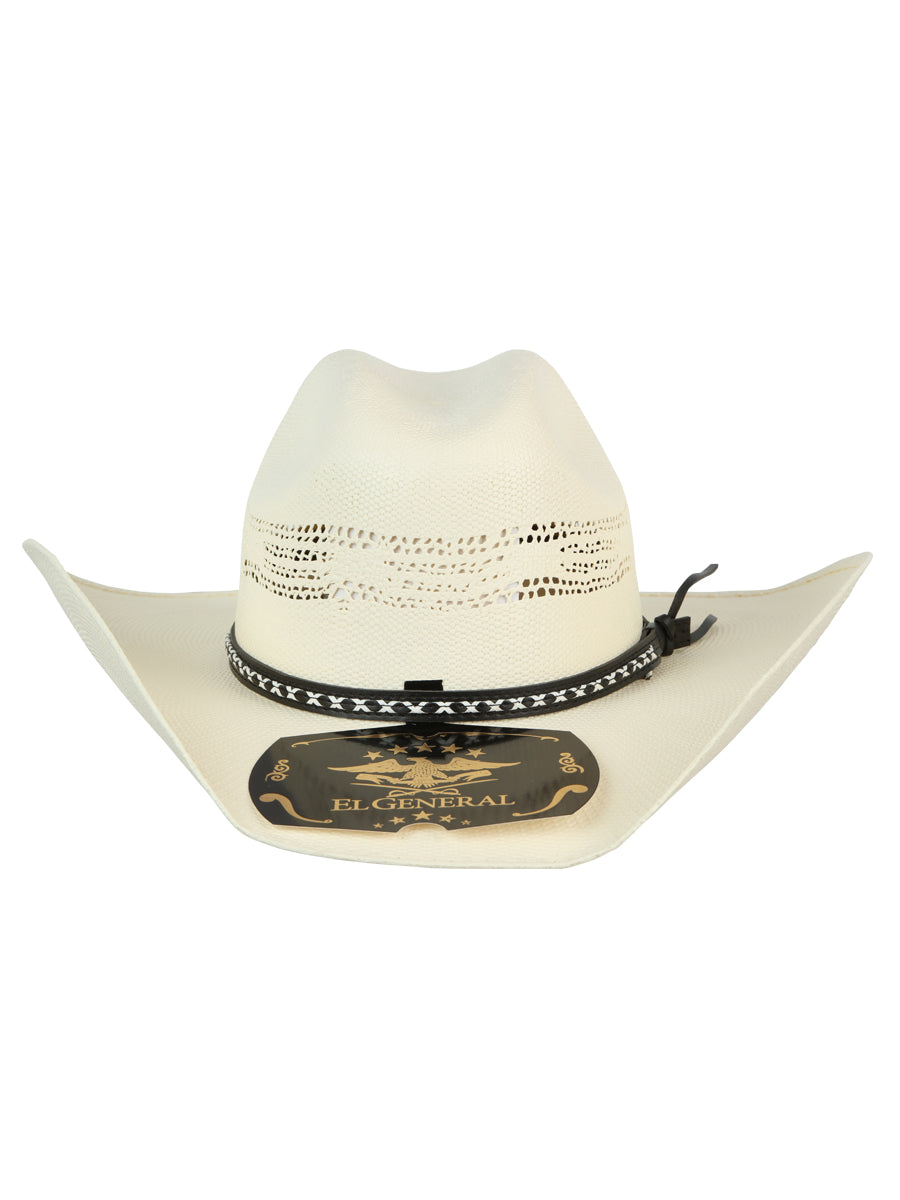 Sombrero vaquero El General 20X de paja de palma para hombre - Bangora Toro 45763