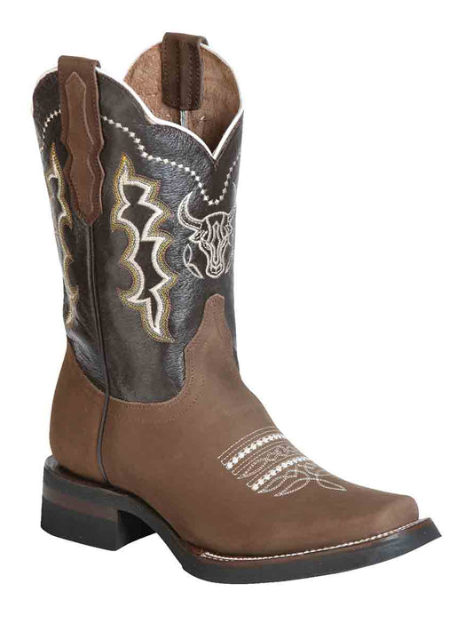 El General Rodeo Boot - Nobuck Camel 51113
