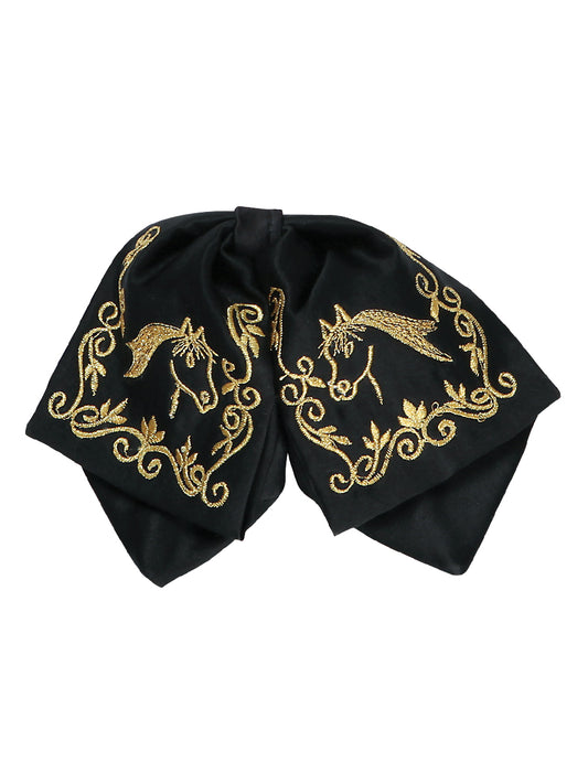 Kids 
Mexican Charro Bow Tie 100% Polyester Black/Gold 600148