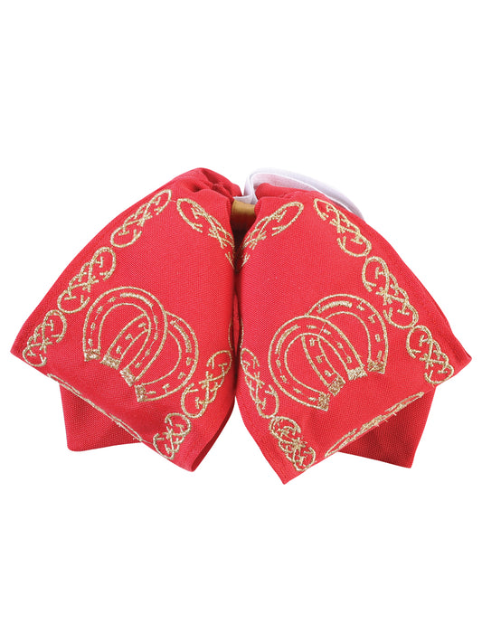 Adult 
Mexican Charro Bow Tie 100% Polyester Red/Gold 600485