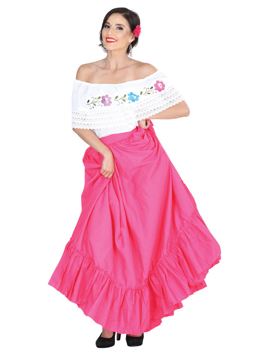 Dancing Skirt Doble Vuelo 100% Cotton Pink 601314