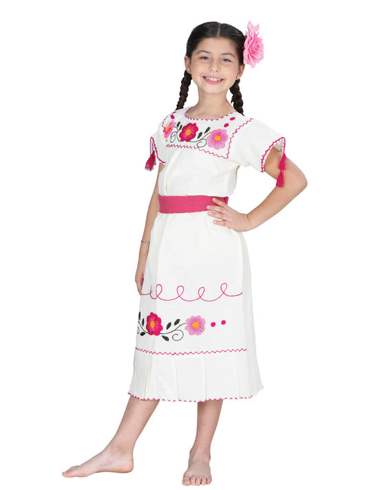 Artisanal Embroidered Set 50% Cotton, 50% Poliester Natural 601352