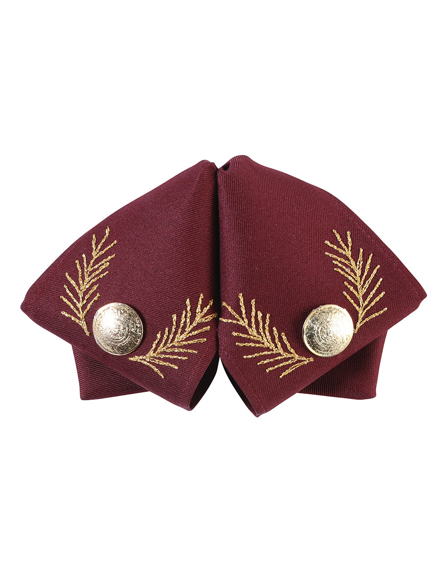 Adult 
Mexican Charro Bow Tie 100% Polyester Wine/Gold 601784