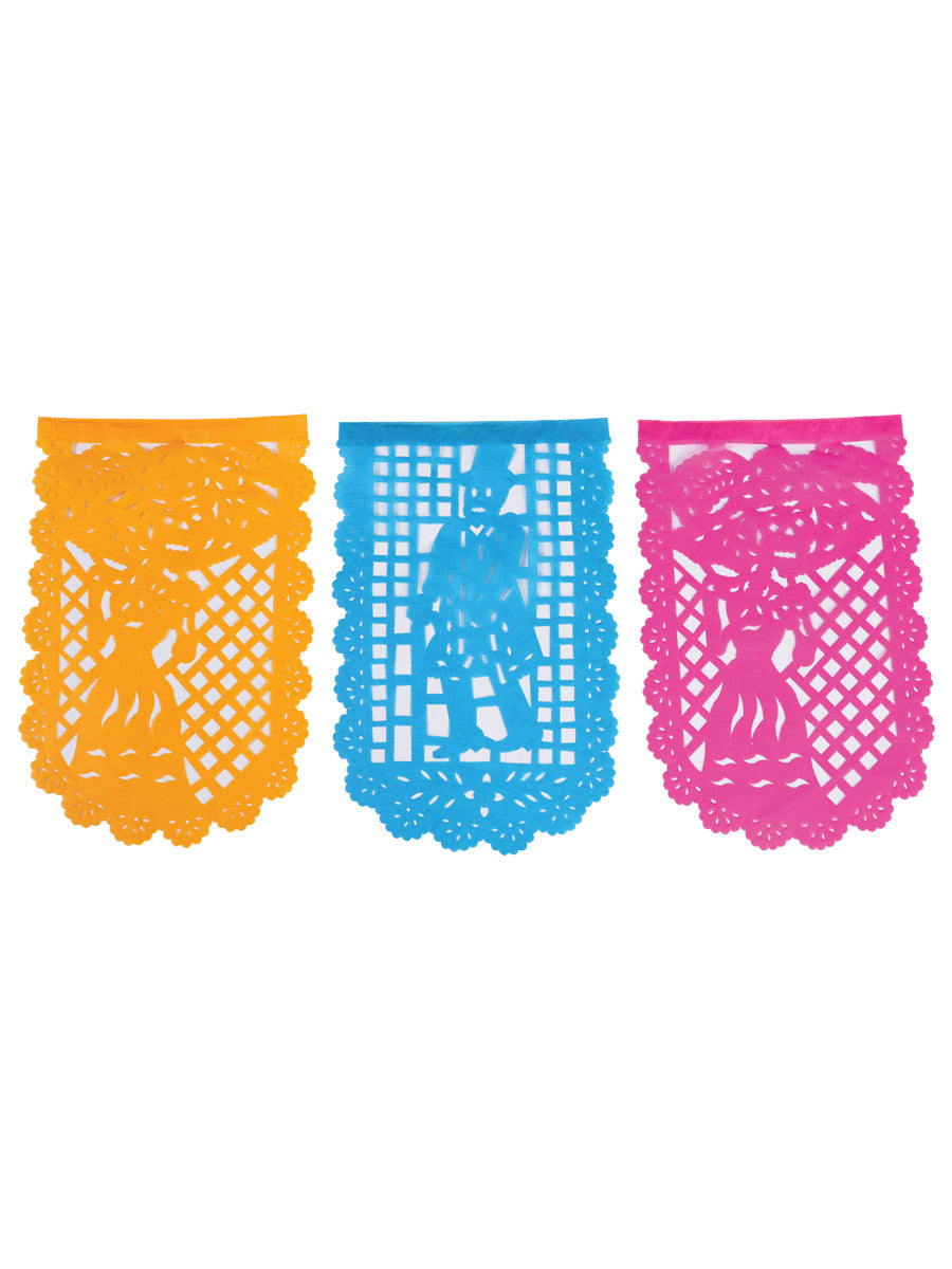Decorative Papel Picado Day of the Dead Multicolor 601845