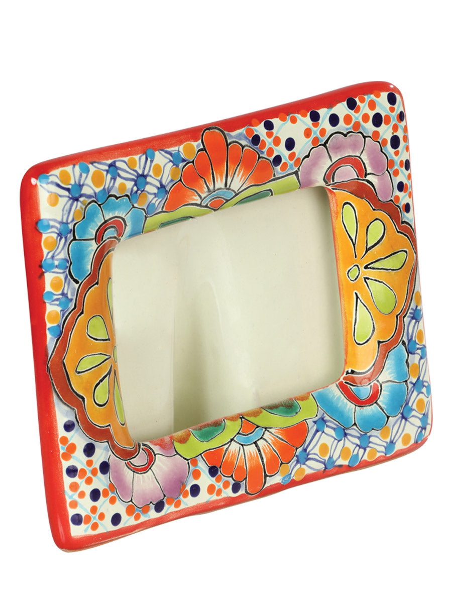Artisanal Decorative Photo Frame Talavera Multicolor 603327