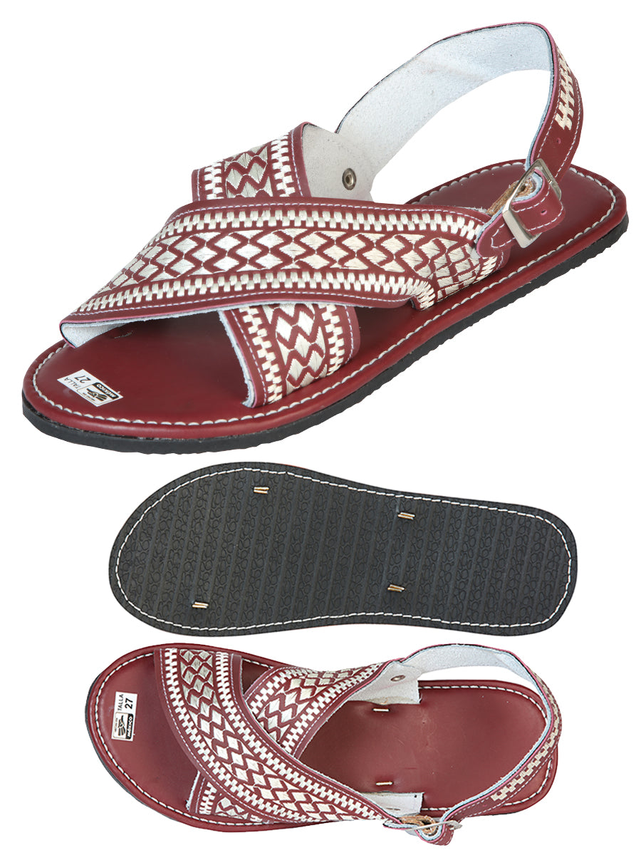 Mexican Artisanal Sandals 50% Leather, 50% Synthetic Shedron 603784
